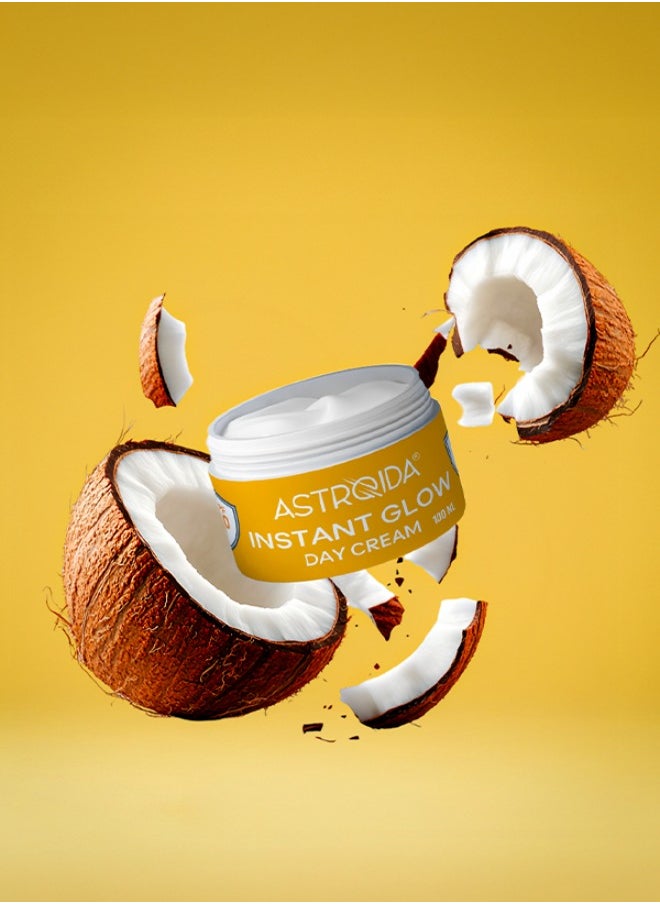 Astroida - Astroida Instant Glow Day Cream 100ml  SPF 50 Enriched with Sodium Hyaluronate - Image 1