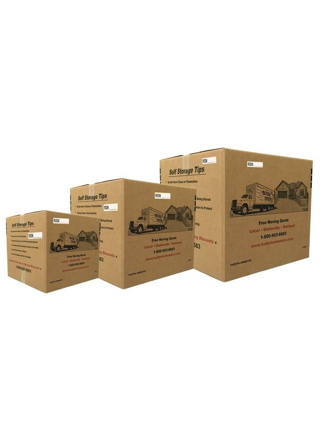 Tag-A-Room - Color Coded Home Moving Box Labels (Room Blank) - Image 1