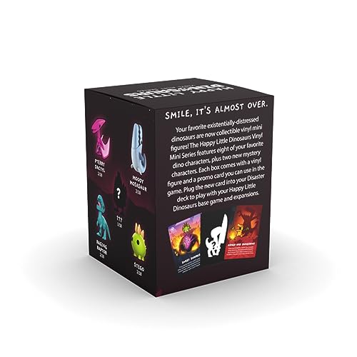 Unstable Games TeeTurtle Happy Little Dinosaurs - Vinyl Mini Figures Mystery Box Series, Black - Image 2