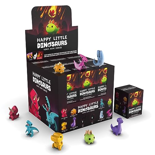 Unstable Games TeeTurtle Happy Little Dinosaurs - Vinyl Mini Figures Mystery Box Series, Black - Image 3