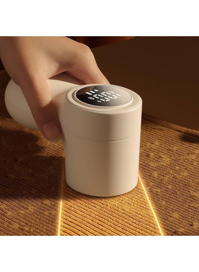 Intelligent Electric lint Trimmer, LED Digital Display Fabric Lint Remover, USB Charging, Easy Clean Clothes and Bedding