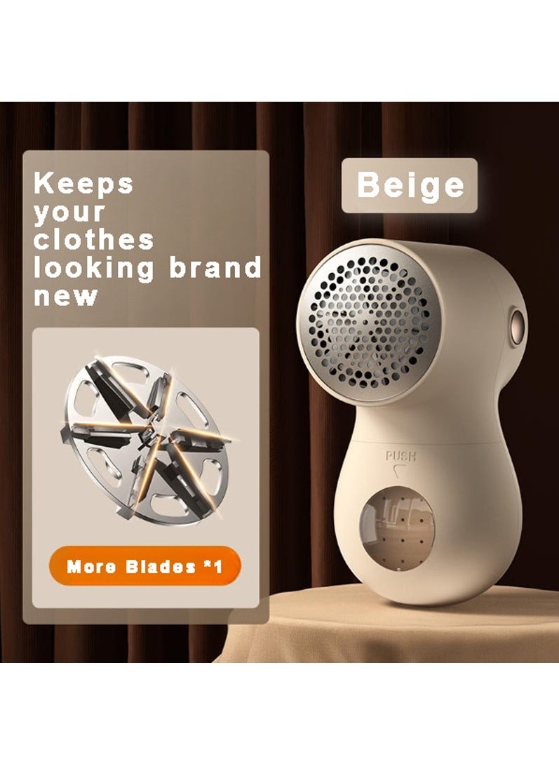 Intelligent Electric lint Trimmer, LED Digital Display Fabric Lint Remover, USB Charging, Easy Clean Clothes and Bedding