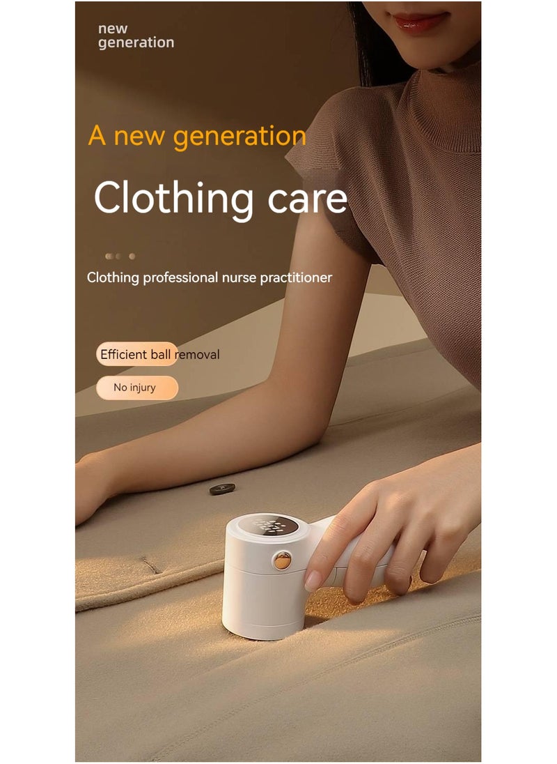 Intelligent Electric lint Trimmer, LED Digital Display Fabric Lint Remover, USB Charging, Easy Clean Clothes and Bedding