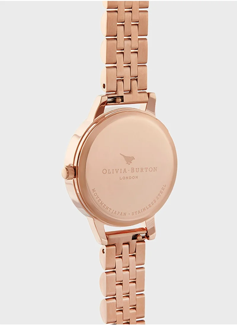 OLIVIA BURTON Steel Strap Analog Watch