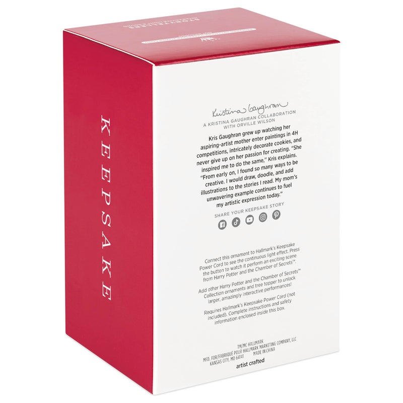 Hallmark Keepsake Christmas Ornament  Harry Potter and The Chamber of Secrets Collection Harry Potter with Light and Sound  Gifts for Harry Potter Fans - Image 4