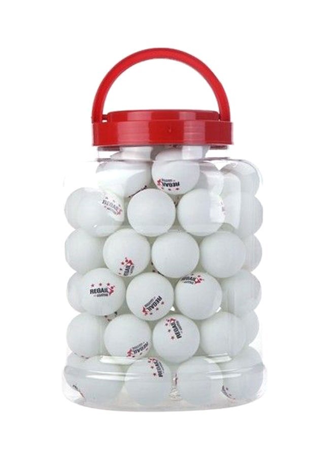 Nariele Three Star Table Tennis Ball Set Premium Control with 60 pieces of 40 mm size