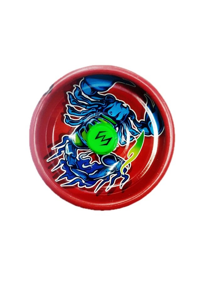Shivsoft Fine Quality High Gloss high Speed Metal YoYo Spiner Toy (1 pcs) (Digital Print) Make in India - Image 1