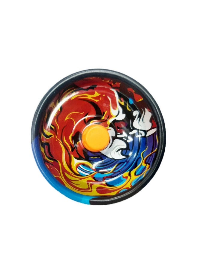 Shivsoft Fine Quality High Gloss high Speed Metal YoYo Spiner Toy (1 pcs) (Digital Print) Make in India - Image 2