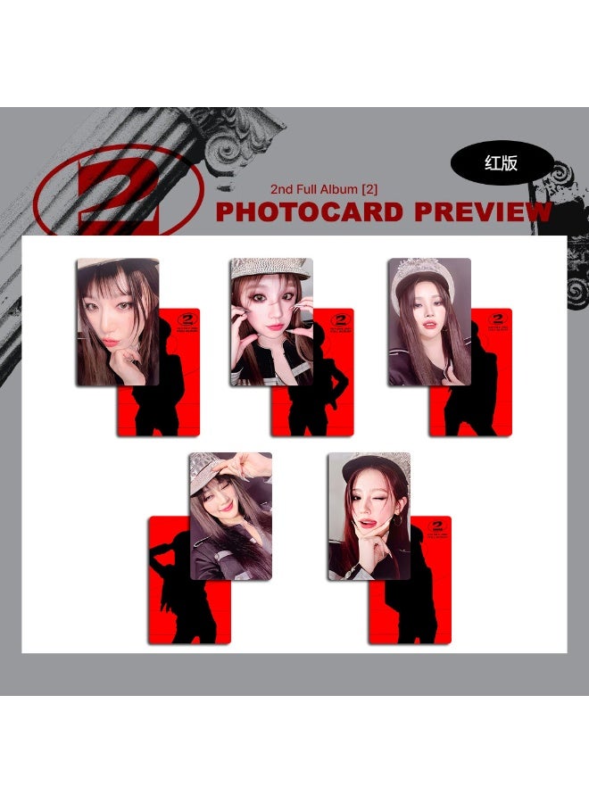 NIBEMINENT 5 Pcs Kpop (G)I-DLE Lomo Cards Card For Fans Collection Gifts - Image 1
