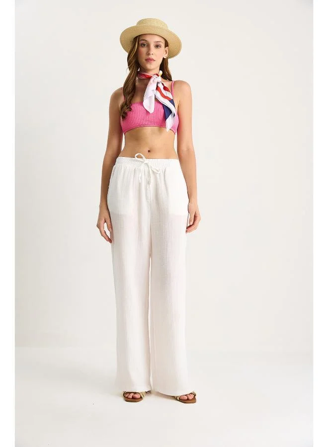 Ginger  Pullon Straight Fit Pants for Women | Best Price UAE