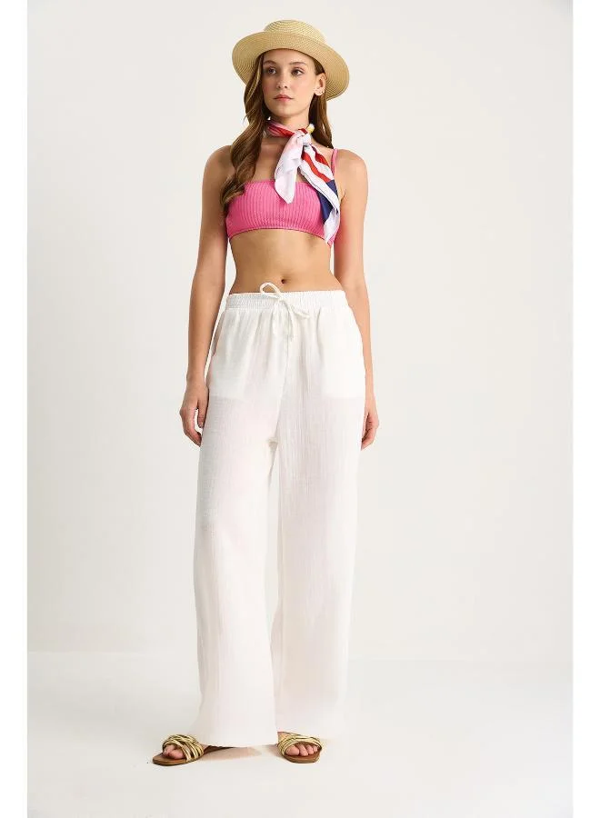 Ginger  Pullon Straight Fit Pants for Women | Best Price UAE