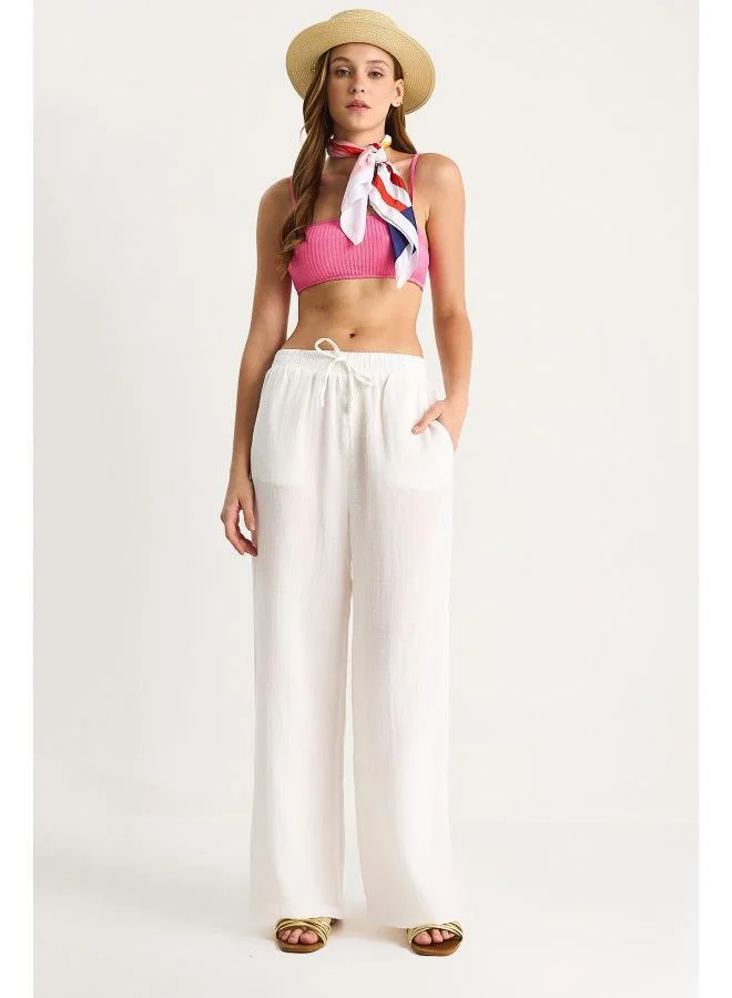 Ginger  Pullon Straight Fit Pants for Women | Best Price UAE