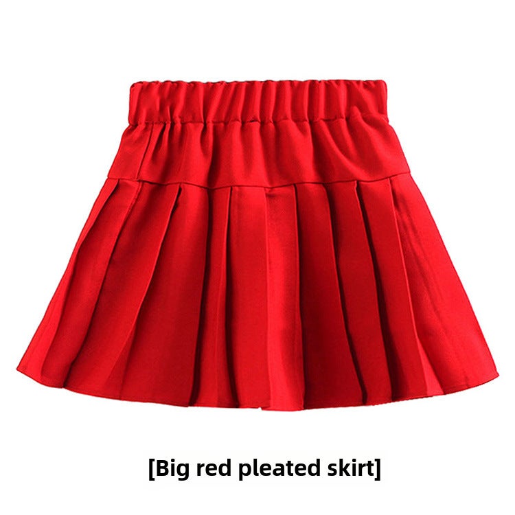 Girls Pleated Skirt Uniform Summer School Style Black trim  - Image 5