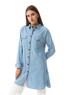 Andora Long Sleeves Denim Shirt  - Image 2