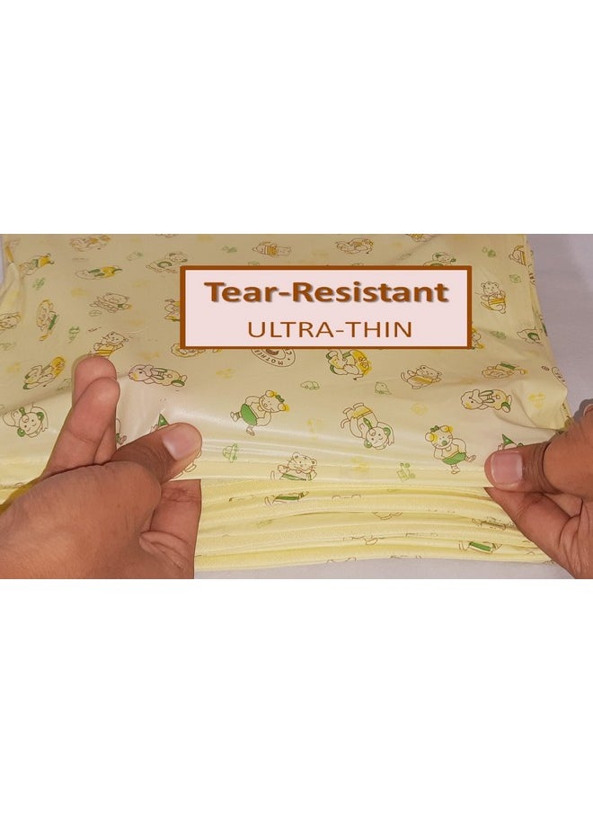 Mothers Choice ® Super King Waterproof Pvc Plastic Mattress Protector/Bed Protection Sheet For Baby And Adult, 95 X 73 Inches - Pack Of 1, Yellow  - Image 5