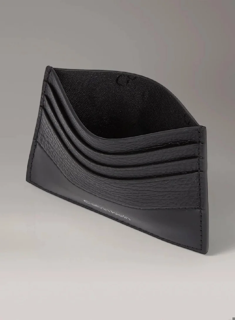 CALVIN KLEIN Black Epi Leather Cardholder for Men | Best Price UAE