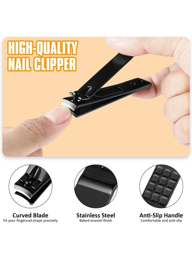 Yougai Tweezers And Nail Clippers Set,9 Pcs Professional Stainless Steel Tweezers Kit-Great Precision Tweezers With Curved Scissors And Eyebrow Razor For Daily Beauty Tools With Leather Travel Case - Image 5