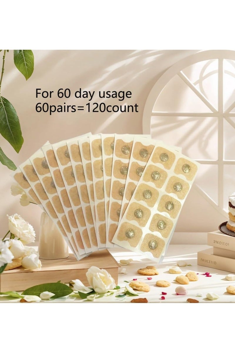 120PCS/60 Day Anti-Snoring Magnetic Nasal Strips Refill Tabs Pack, Sleep Nasal Strips for Home And Travel, Reduce Snoring, Enhanced Breathing, Improve Sleep Quality Snoring(Square type） - Image 5