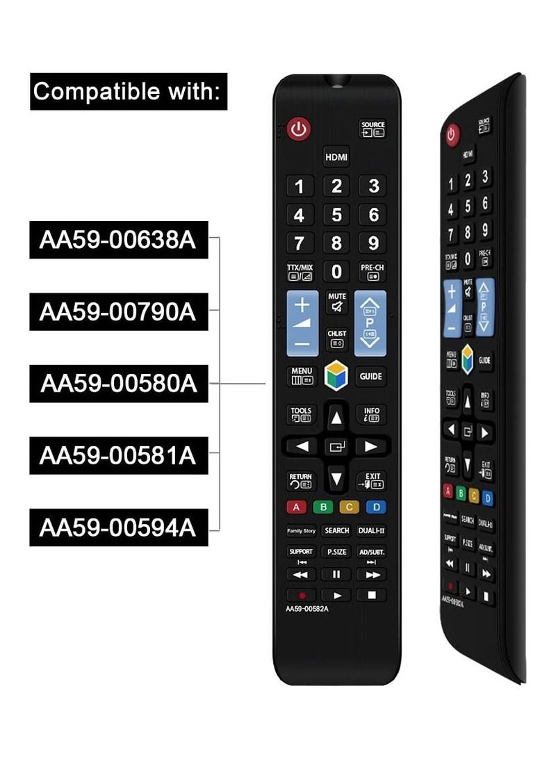IAF Remote Control Compatible Replacement for Samsung AA59-00582A Remote, Applicable AA59-00638A AA59-00790A AA59-00580A AA59-00581A AA59-00594A - Image 3