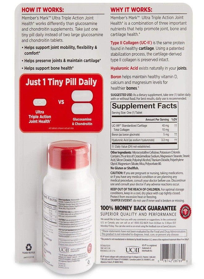 Members Mark Member's Mark™ Ultra Triple Action Joint Health - Image 5