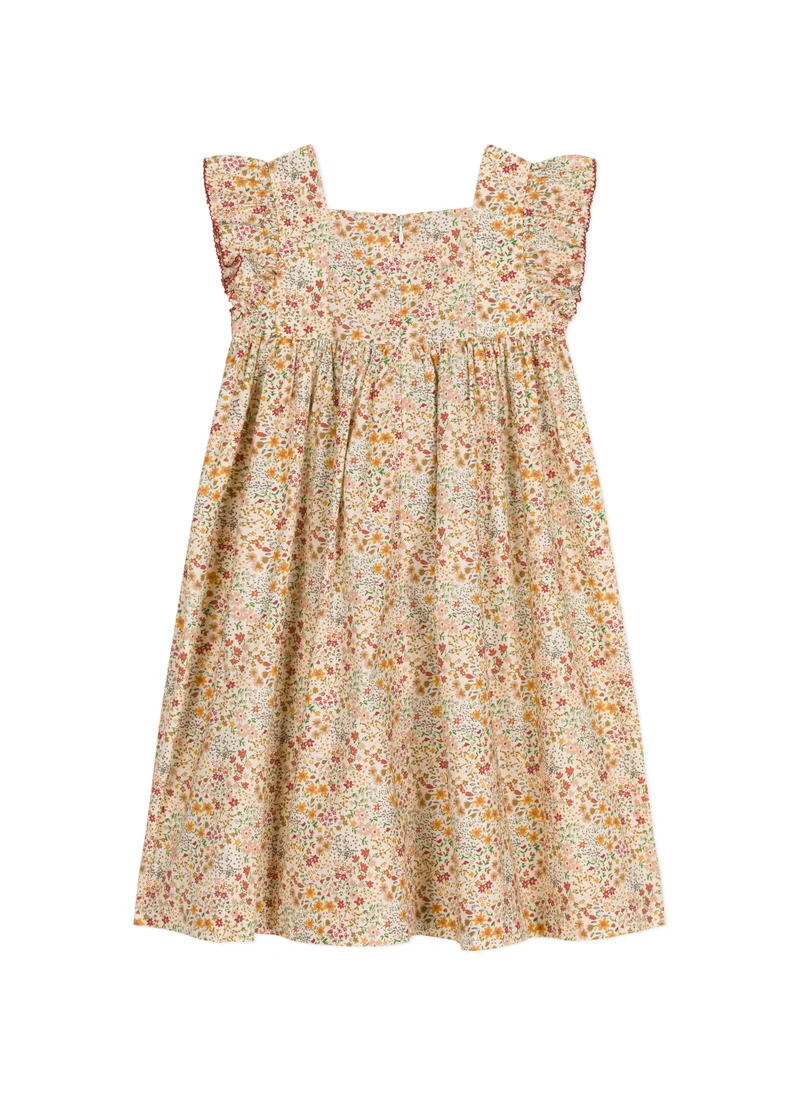 بيتي باتو Little girls' sleeveless printed poplin dress