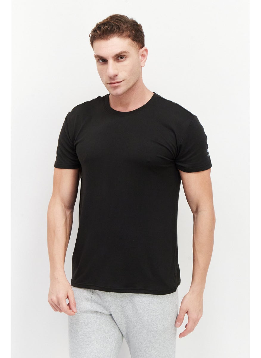 Men Sportswear Fit Short Sleeve Training T-Shirt, Black - pzsku/Z84D03039DF6825B31702Z/45/_/1737642359/a27dfc1d-cb9b-4c4d-8b44-70d9d64a3193