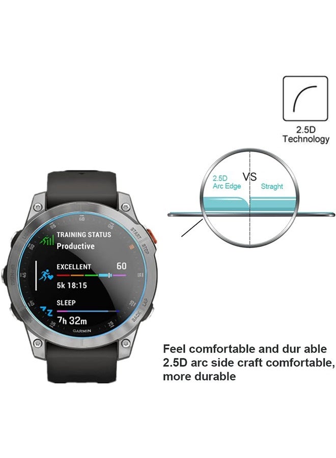 Tersely 4-Pack for Garmin Forerunner 55/45/45S Screen Protector, [Anti-Scratch] 2.5D 9H Hardness Ultra-Thin Tempered Glass Screen Protective Film - Image 4