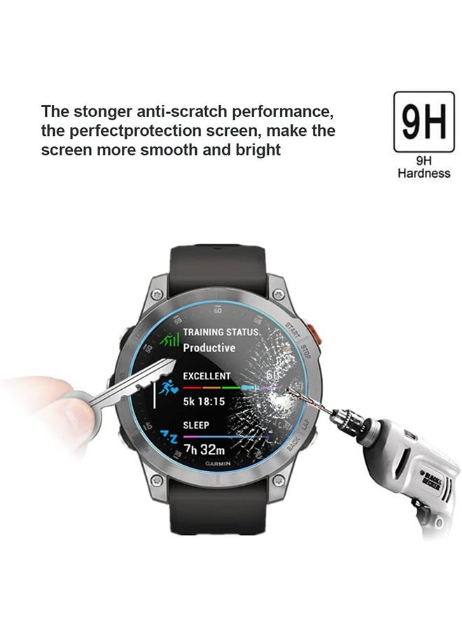 Tersely 4-Pack for Garmin Forerunner 55/45/45S Screen Protector, [Anti-Scratch] 2.5D 9H Hardness Ultra-Thin Tempered Glass Screen Protective Film - Image 5