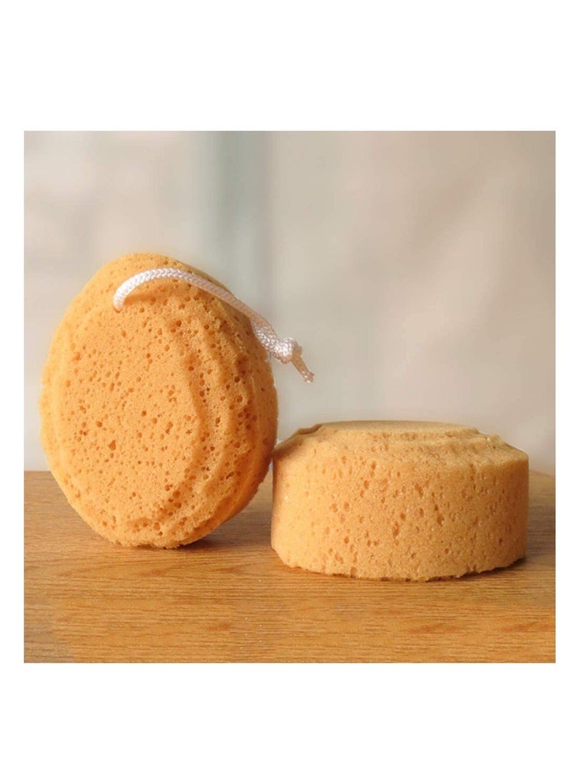 Bath Sponge Exfoliating Shower Natural Sea with 2 PCS Adhesive Hooks Gentle Soothing Cleansing for Adults and Kids Body Cleaning Daily Care Bathroom Supplies 4 - Image 5