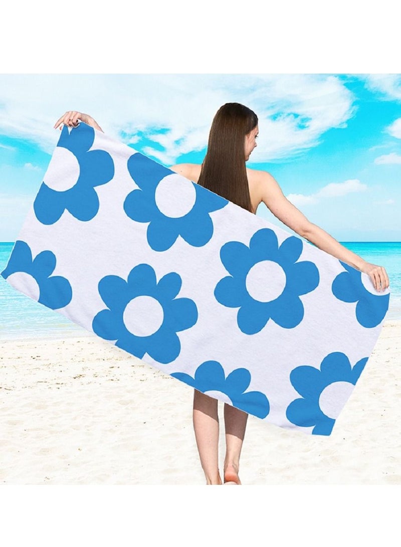 Y&D Microfiber Beach Towel,Quick Fast Dry Super Bath Towels Absorbent Blanket,Suitable For Travel,Camping,Pool