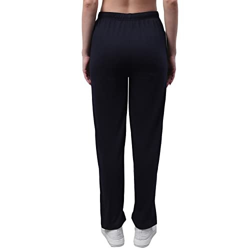 Mack Jonney Regular Fit Cotton Trackpant For Women (Pack Of 2)-D10_BLK_NVY_002-S, Mid Rise, Multicolour - Image 2