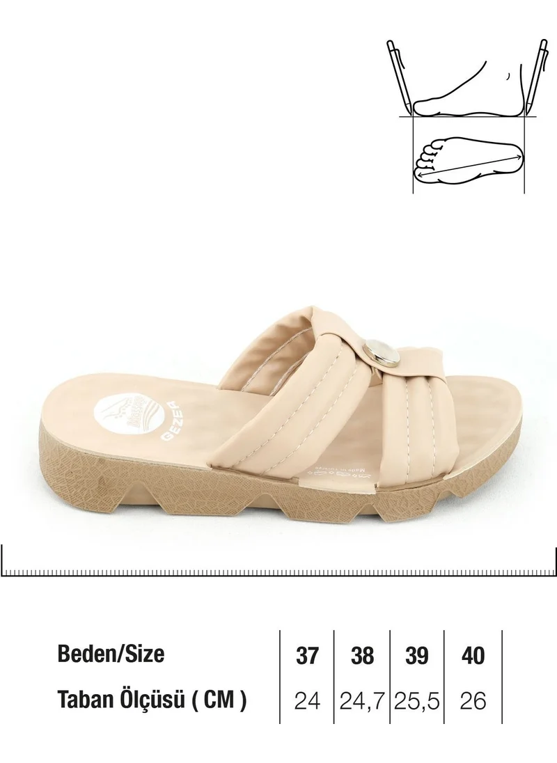جيزر Summer Massage Sole Women's Artificial Leather Daily Slippers