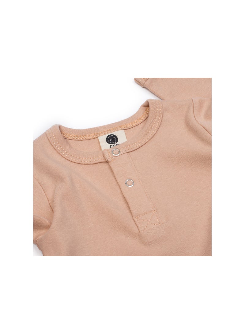 كايكو كوتون بودي سوت كم طويل -الوردي المتربة - Image 3