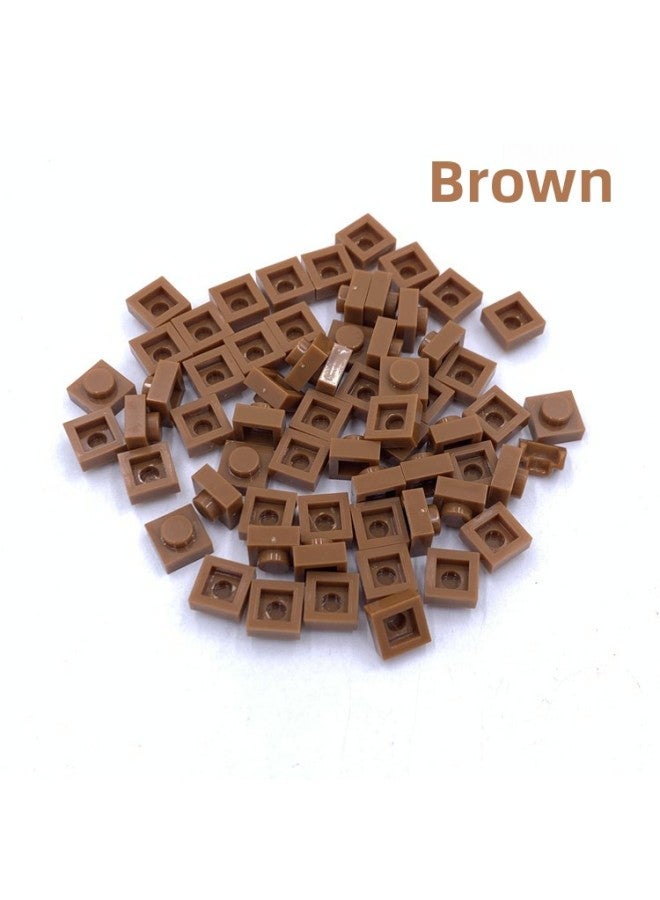 Building Block Parts Small Particles Basic Parts Short 1*1 Hole Pixel Particles Assembled Building Blocks Draw Two-dimensional Code 0.1 Kg/bag 