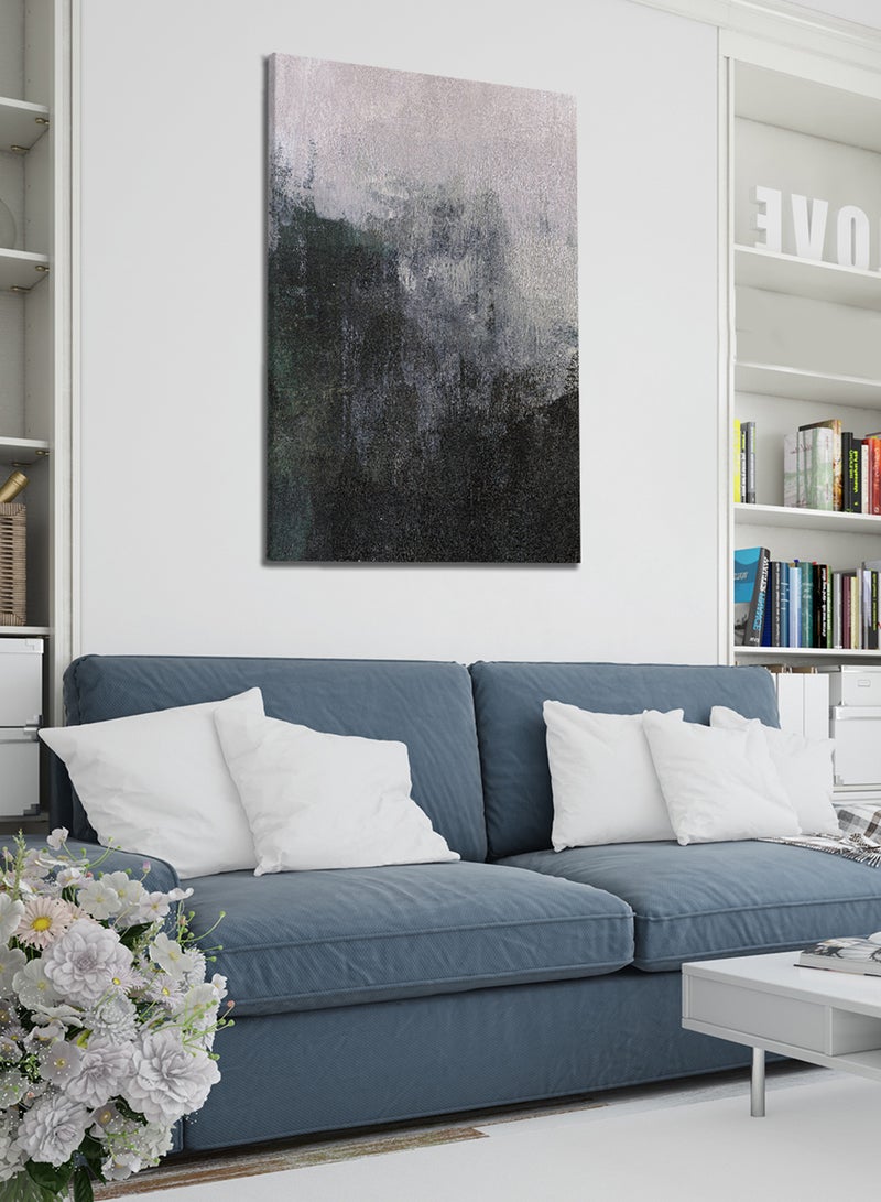 لوحة كانفاس على إطار خشبي بتصميم نمط فنى - Image 2