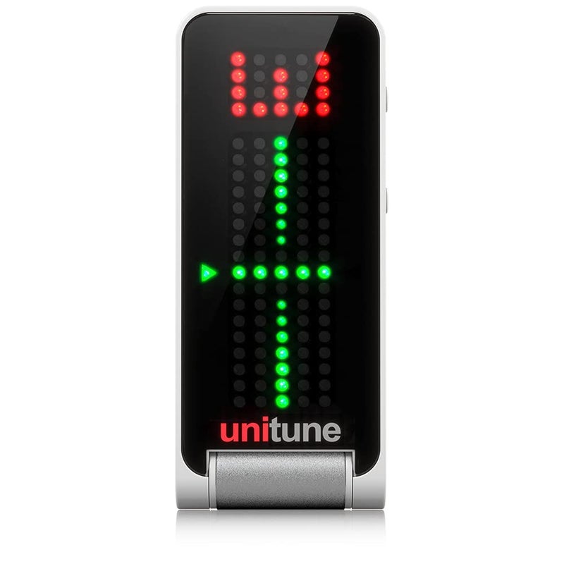 TC Electronic UNITUNE CLIP Clip-On Tuner with Strobe and Chromatic Modes and 108 LED Matrix Display for Uncompromised Tuning Quality - Image 1