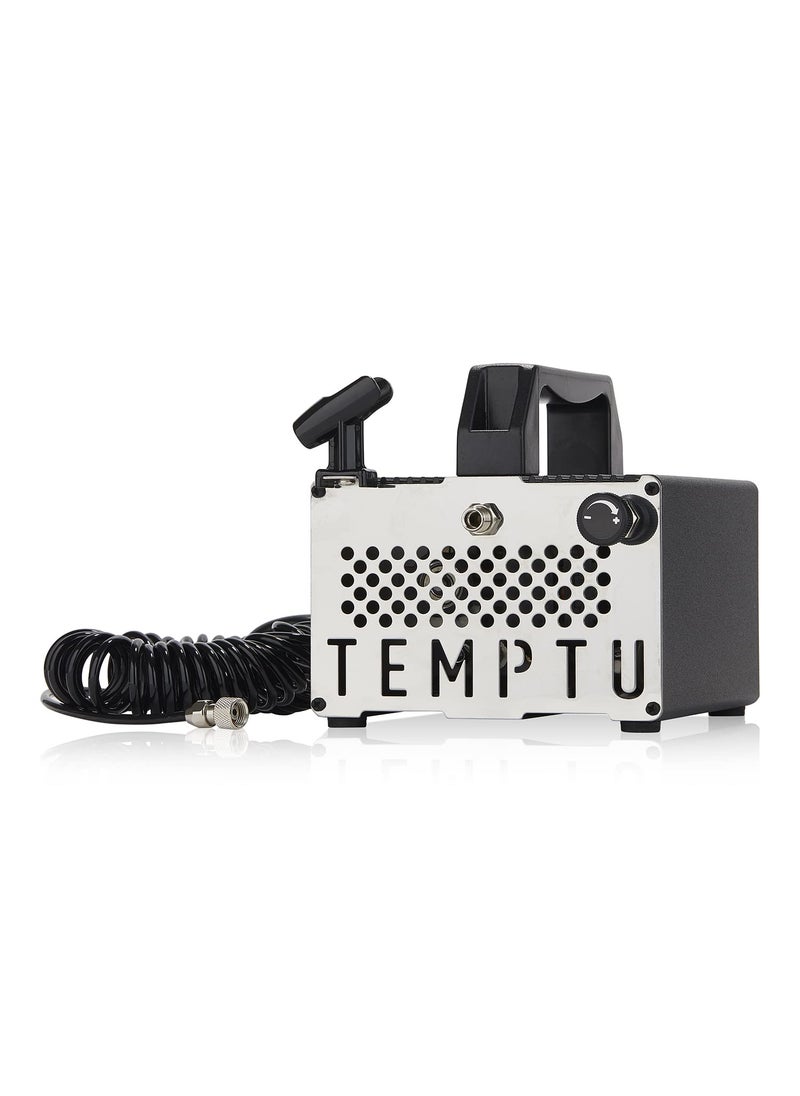 Temptu TEMPTU S-One Advanced Airbrush Compressor For Beauty & Full Body Work | Ideal For School, Salon & Workstation Use | Built In psi Regulator, Thermally Protected Motor  - Image 1