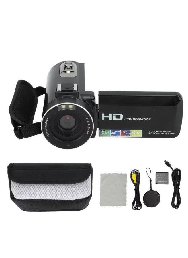 Generic English Version Product Digital Camera 24 Million Pixel Gift Camera HDV301-Body Color:Standard English Black  - Image 1