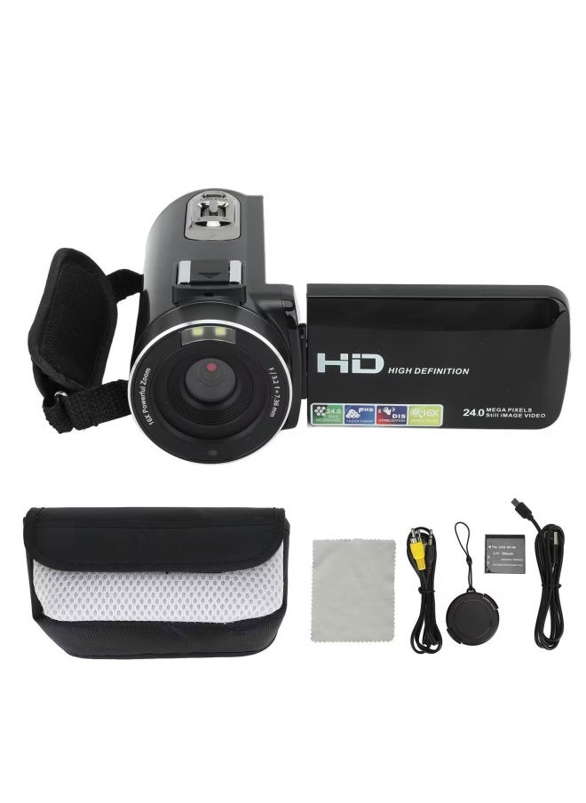 Generic English Version Product Digital Camera 24 Million Pixel Gift Camera HDV301-Body Color:Standard English Black  - Image 5