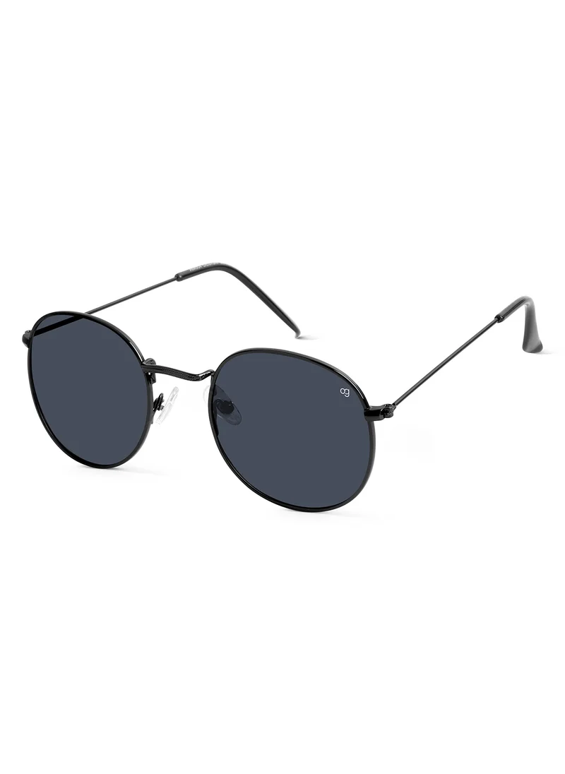 Woggles Copper Polarized Round Sunglasses