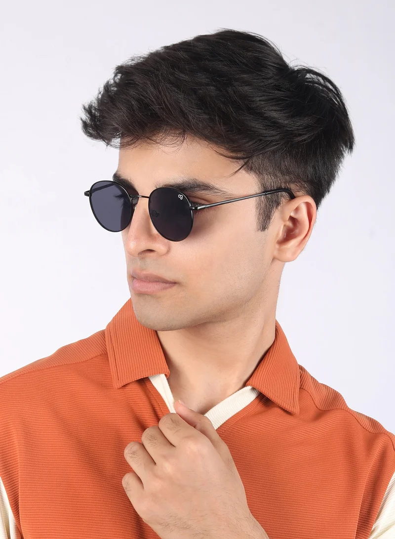 Woggles Copper Polarized Round Sunglasses