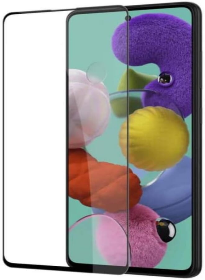 OR 5D Glass Screen Protector for Samsung Galaxy A71 - Black