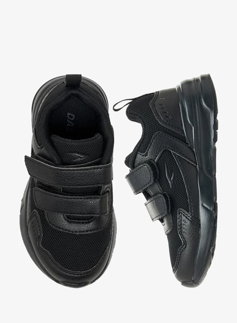 Dash BLACK Unisex Hook & Loop School Shoes  | Best Price UAE