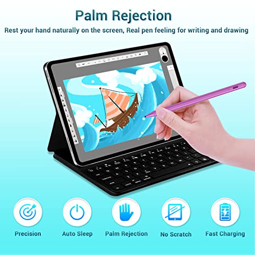 Yottn Stylus Pencil for Apple iPad Pen - Pencil iPad 6th 7th 8th 9th 10th A16 Generation Palm Rejection for Apple Pencil 2018-2025 iPad mini A17 6th 5th Air M2 M3 5th 4th 3rd Gen iPad Pro M4 11-12.9 Inch - Image 3