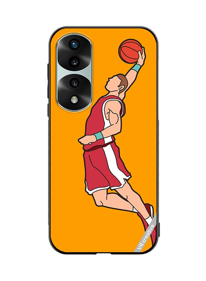 VR CREATIVE Protective Case Cover For Honor 70 Pro plus Basketball Player Dunking Design Multicolour - Image 1