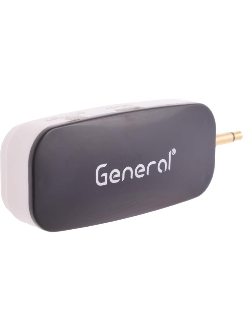 general General GH-W1 Headset Wireless MicroPhone - Black - Image 5