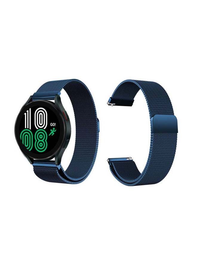 NIBEMINENT Replacement Band For Samsung Galaxy Watch 4 Blue - Image 1