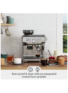 Sage The Barista Express - Bean to Cup Coffee Machine with Grinder and Milk Frother, Brushed Stainless Steel - UAE Version, 2 Year Warranty  - Image 2