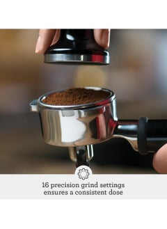Sage The Barista Express - Bean to Cup Coffee Machine with Grinder and Milk Frother, Brushed Stainless Steel - UAE Version, 2 Year Warranty  - Image 3