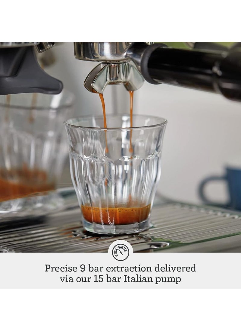 The Barista Express - Bean to Cup Coffee Machine with Grinder and Milk Frother, Brushed Stainless Steel - UAE Version, 2 Year Warranty - pzsku/Z84D13096E808F4DDCE90Z/45/_/1736335884/45eabc28-a5ff-4e91-80e0-6ecf1d44ac5e